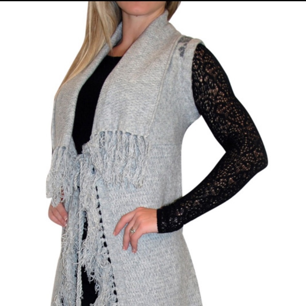 Long Fringe vest